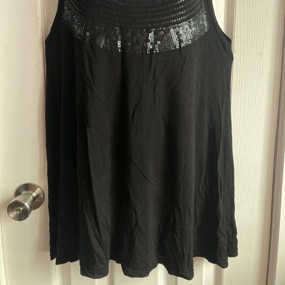 Unbranded black sequence jersey tank size Medium - Picture 2 of 5